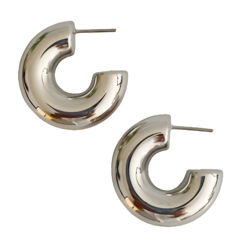 Silver Bold & Chunky Earring